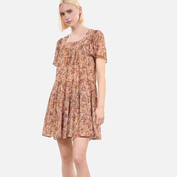 The Kooples Dresses & Skirts - NWT THE KOOPLES CAMEL MINI FLORAL PRINT DRESS womens size 8
